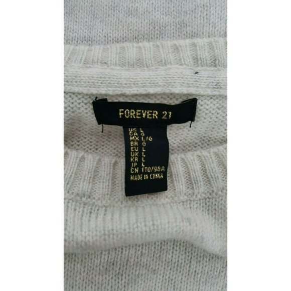 Forever 21 Pullover Sweater Women Size Large - Picture 6 of 7